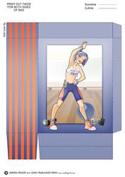 Get Fit Dudess Purple Mini Gift Bag