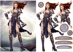 Gina Warrior Princess (purple)