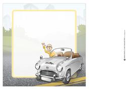 The Cars the Star! Silver 8x8 Insert
