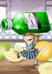 Mrs Gin Mouse A4