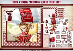 Mrs Vodka Mouse 4 Sheet Mini Kit