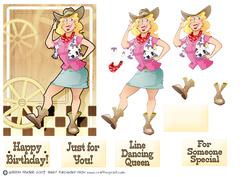 Line Dancer Lady.