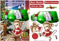 Mrs Christmas Gin Mouse