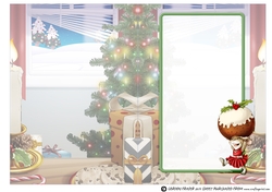 Mrs Christmas Pudding Mouse Insert