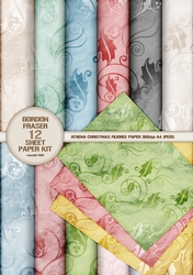 Athena Christmas Paper 12 Sheet Kit