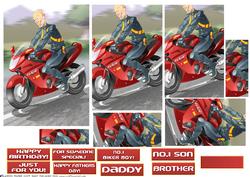 Biker Dude Pyramid.
