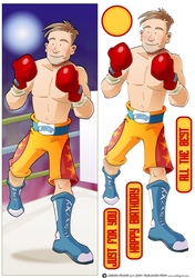 Boxer Dude Yellow Large Vertical DL