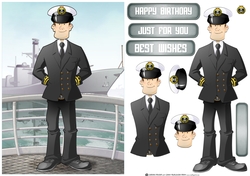 Navy Sailor Officer Dude
