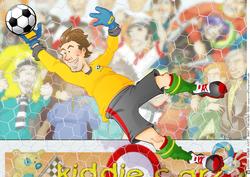 Football Dude Goalkeeper Yellow A4.