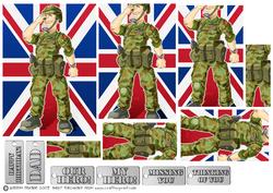 British Army Dude Pyramid.