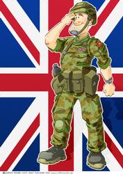 British Army Dude A4.