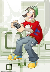 Console Gamer Dude A4