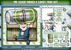 Mr Lager Mouse 4 Sheet Mini Kit