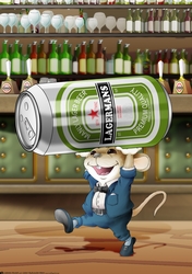 Mr Lager Mouse A4