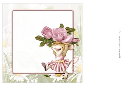 Mrs Mothers Day Mouse 8x8 Insert