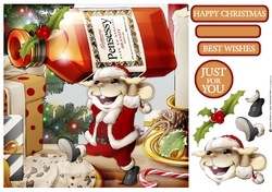 Mr Christmas Brandy Mouse 8x8