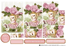 Mrs Mothers Day Mouse Pyramid