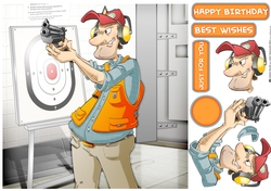 Shooting Range Dude 8x8