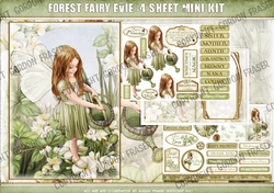 Forest Fairy Evie 4 Sheet Mini Kit Green