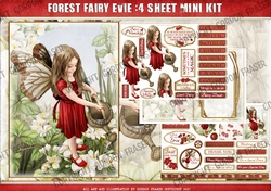 Forest Fairy Evie 4 Sheet Mini Kit Red