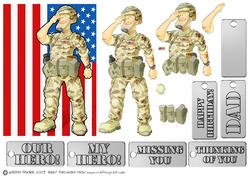 American Army Dude.