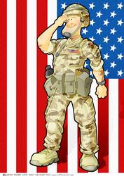 American Army Dude A4.