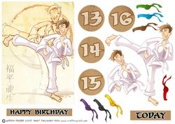 Karate Dude Quick Card.