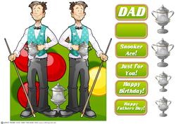 Snooker Dude Shaped.