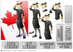 Wren Lady Canada. (female Military)