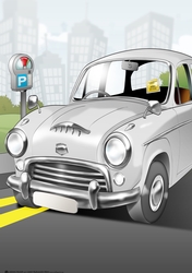 Traffic Warden Dude Ticketed Car Scene