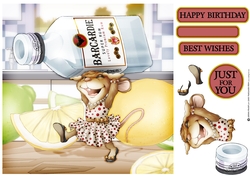 Mrs  Rum Mouse 8x8