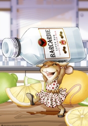 Mrs Rum Mouse A4