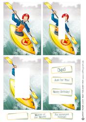 Canoe/kayak Dude Inverted Pyramid.