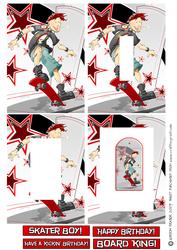 Skater Dude Inverted Pyramid.