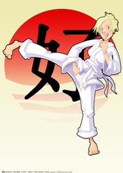 Karate Girl A4.
