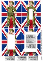 British Army Dude Inverted Pyramid.