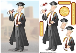 Graduation Dude Blonde