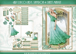 Art Deco Lady Saffron Aqua Mini Kit