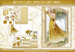 Art Deco Lady Saffron Gold Mini Kit