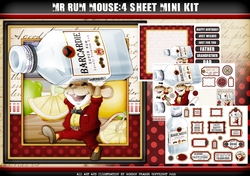 Mr Rum Mouse 4 Sheet Mini Kit