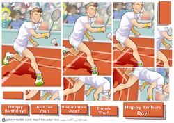 Badminton Dude Pyramid.