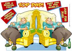 Lazy Dad Dude Shaped.