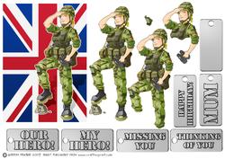 British Army Lady.