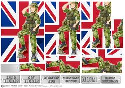 British Army Lady Pyramid.