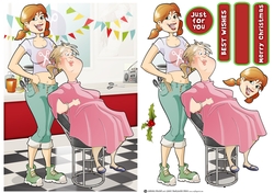 Hairdresser Dudess Christmas