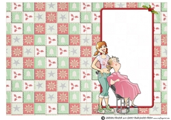 Hairdresser Dudess Christmas Insert