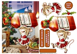 Mrs Christmas Brandy Mouse