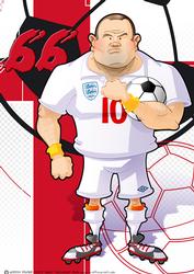 England Footballer Dude A4.