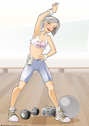 Get Fit Dudess Silver A4