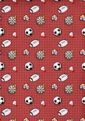 Sports Paper Red